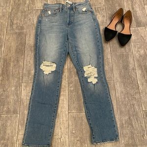Madewell curvy perfect vintage jeans